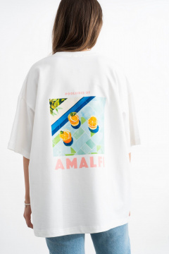 Футболка Mirolia 1227-6 розовый - фото 3