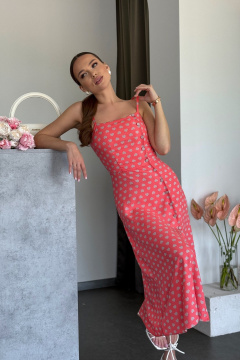 А-силуэтное платье с нагрудными вытачками и асимметричным кроем Dilana VIP 2039 - фото 5