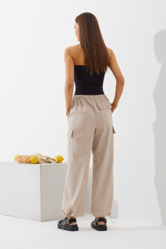 Брюки карго свободного кроя с декоративной резинкой N.O.W. 1429 - фото 2