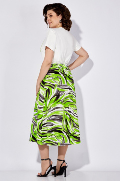 Свободное платье из штапельной ткани с принтом LEANNA-STYLE 5009 мультиколор - фото 3