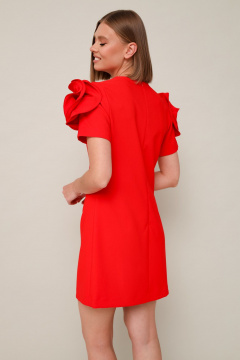 Нарядное летнее платье А-образного силуэта с цветочным декором PUR PUR 11-295/1 - фото 5