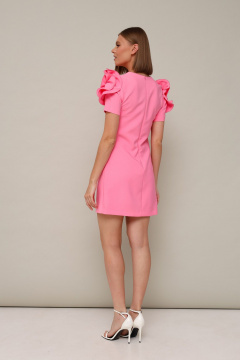 Нарядное летнее платье с короткими рукавами и цветами PUR PUR 11-295/2 - фото 5