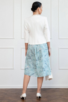 Укороченный жакет из текстиля в деловом стиле LADO 5005-2 - фото 3