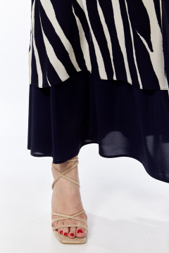 Нарядное платье из легкой ткани с декоративными кулисками Jurimex 3126 - фото 3