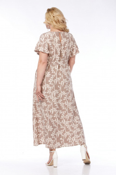 Платье А-силуэта из натуральной ткани с разрезом и поясом Jurimex 3131 - фото 2