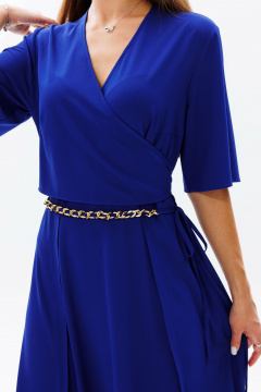 Платье с запахом и длиной 120 см, нарядный стиль Mia-Moda 1581 - фото 3