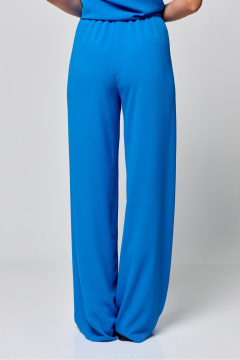 Леновые летние брюки с высокой посадкой и резинкой THE NAME 2296 - фото 5