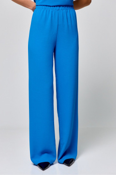 Леновые летние брюки с высокой посадкой и резинкой THE NAME 2296 - фото 4