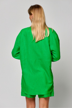 Леновый комплект из рубашки и шорт с высокой посадкой THE NAME 2308 - фото 3