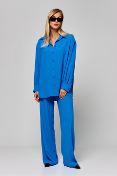 Брюки и рубашка комплект лето приталенные эластичные THE NAME 2314 - фото 1