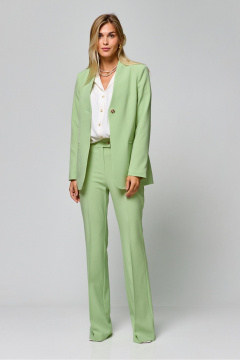 Брюки расклешенные классические высокая посадка деловые THE NAME 2318 - фото 5