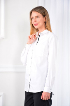 Рубашка деловая с нагрудными выточками и карманами LM СО01-2 - фото 4