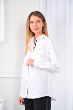 Рубашка деловая с нагрудными выточками и карманами LM СО01-2 - фото 3