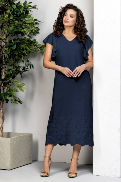 Платье Gold Style 2621 темно-синий - фото 5