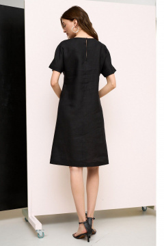 Платье свободного кроя со спущенным плечом и шнуровкой C. of PAPAYA NEW Р1674 - фото 5