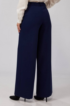Синие брюки палаццо на резинке для ежедневного стиля Gold Style 2631 темно-синий - фото 3