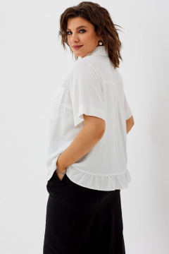 Блуза BegiModa 4091 молочный - фото 5