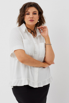 Блуза BegiModa 4091 молочный - фото 3