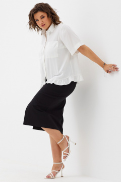 Блуза BegiModa 4091 молочный - фото 4