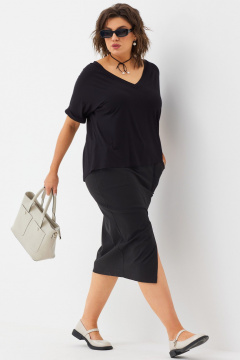 Юбка BegiModa 5014 черный - фото 4