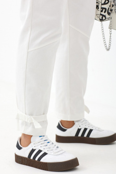 Брюки BegiModa 6052 молочный - фото 4