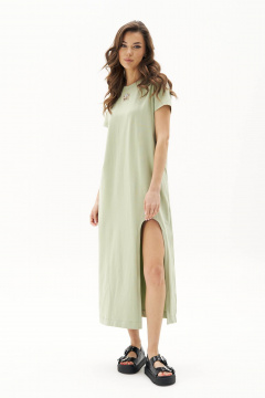 Платье-рубаха из хлопка с асимметричным вырезом Fantazia Mod 4862 - фото 3