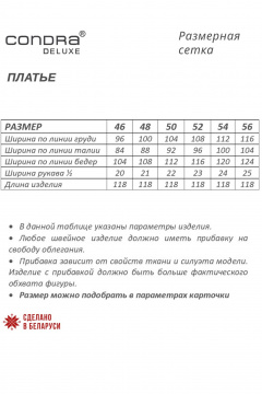 Круглогоднее платье с открытыми плечами из текстиля Condra 2414 бирюзовый-мятный - фото 5
