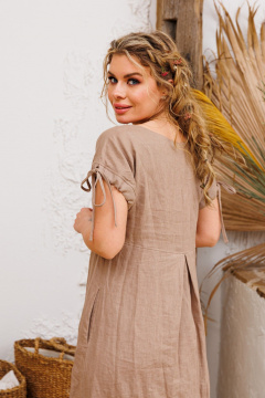 Платье АМУЛЕТ 9725 льняной - фото 5