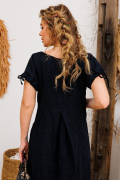 Платье АМУЛЕТ 9725 черный - фото 4