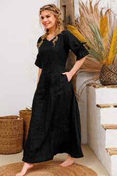 Платье АМУЛЕТ 9731 чёрный - фото 2