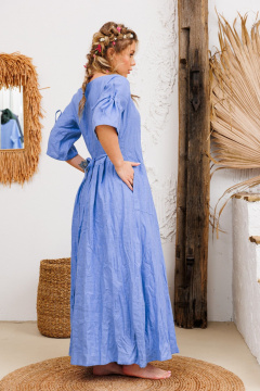 Платье АМУЛЕТ 9731 голубой - фото 5