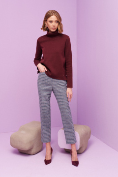 Брюки из текстиля делового стиля и классического кроя BURVIN 9170-11 - фото 1