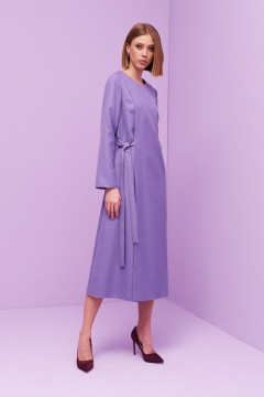 Платье из текстиля фиолетового цвета для ежедневных образов BURVIN 9191-81 - фото 1