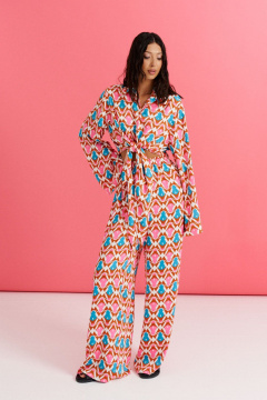 Комплект брюки и туника из вискозы с принтом ANNETE A4253 - фото 3