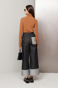 Черные джинсы из джинса на каждый день BURVIN 9269-11 - фото 2