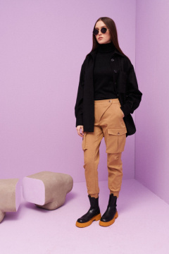 Брюки на каждый день из текстиля BURVIN 9277-11 - фото 1