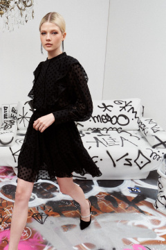 Платье нарядное из текстиля для демисезона BURVIN 9383-81 - фото 3