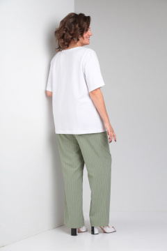 Брюки, футболка OVERYOU М148/1 оливка - фото 3