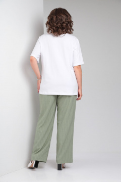 Брюки, футболка OVERYOU М148/1 оливка - фото 2