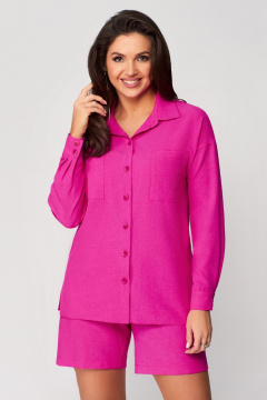 Рубашка, шорты Svetlana-Style 2021 розовая_фуксия - фото 1