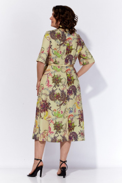 Платье летнее полуприлегающего силуэта с горохом Anna Majewska 1520S - фото 5