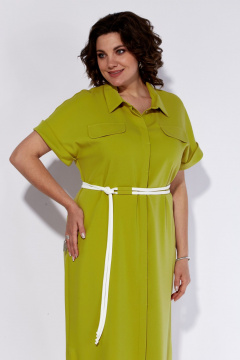 Платье летнее деловое рубашка из текстиля Anna Majewska 1537 - фото 3