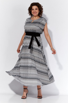 Платье макси в мультиколоре без рукавов на лето Anna Majewska 1874Z - фото 2