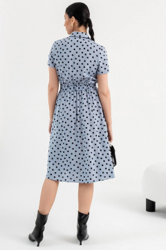 Летнее платье из вискозы с поясом и коротким рукавом LADO 6174/2-9 - фото 5