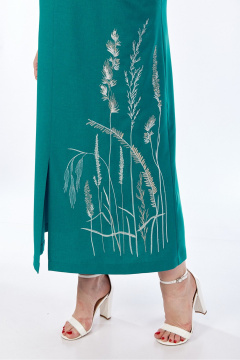 Свободное платье с разрезом и декоративной планкой Jurimex 3134 - фото 5