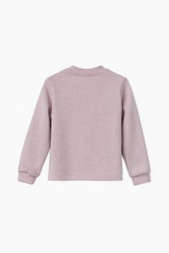 Кофта с принтом в стиле капсулы для девочки из хлопка Bell Bimbo 202001 св.розовый - фото 3