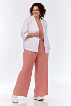 Диомант 1961 коралл+белый