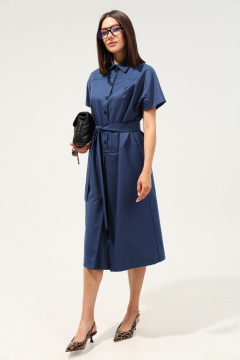 Платье LM ВИ3067 синий - фото 5