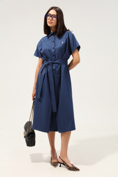 Платье LM ВИ3067 синий - фото 2