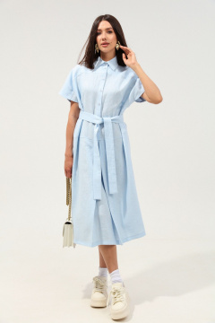 Платье LM ВИ3067 небесно-голубой - фото 4